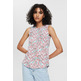 TOP ESTAMPADO CON ESCOTE EN LA ESPALDA MUJER ESPRIT