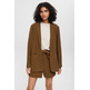 BLAZER SIN FORRO CON EFECTO ARRUGADO MUJER ESPRIT