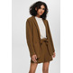BLAZER SIN FORRO CON EFECTO ARRUGADO MUJER ESPRIT