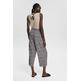 PANTALÓN ESTAMPADO CON EFECTO ARRUGADO MUJER ESPRIT