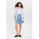 SHORT VAQUERO CON PLIEGUES EN LA CINTURA MUJER ESPRIT