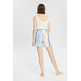 SHORT A RAYAS EN MEZCLA DE LINO MUJER ESPRIT