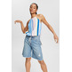 TOP A RAYAS ATADO AL CUELLO MUJER ESPRIT