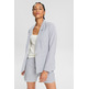 BLAZER A RAYAS CON UN BOTÓN MUJER ESPRIT