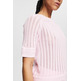 JERSEY DE GANCHILLO DE MANGA CORTA MUJER ESPRIT