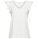 CAMISETA CON MANGAS EN ENCAJE CALADO MUJER ESPRIT