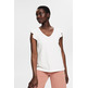 CAMISETA CON MANGAS EN ENCAJE CALADO MUJER ESPRIT