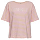 CAMISETA A RAYAS CON LOGO BORDADO MUJER ESPRIT