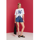 PANTALÓN CORTO VAQUERO EN LYOCELL MUJER ESPRIT