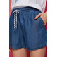 PANTALÓN CORTO VAQUERO EN LYOCELL MUJER ESPRIT