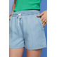PANTALÓN CORTO VAQUERO EN LYOCELL MUJER ESPRIT