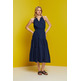 VESTIDO MIDI LISO MUJER ESPRIT