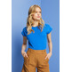 CAMISETA BÁSICA CON CUELLO REDONDO MUJER ESPRIT