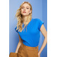 CAMISETA BÁSICA CON CUELLO REDONDO MUJER ESPRIT