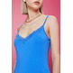 TOP DE TEJIDO JERSEY CON ENCAJE MUJER ESPRIT