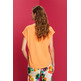 CAMISETA BÁSICA CON BORDADO MUJER ESPRIT