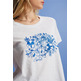 CAMISETA CON BORDADO FLORAL MUJER ESPRIT