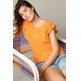 BLUSA MUJER DEELUXE CON VOLANTES CALADOS