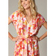 VESTIDO EXOTICO MUJER DEELUXE ESTAMPADO TROPICAL