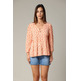 BLUSA MUJER DEELUXE ESTAMPADO ETNICO