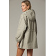 CHAQUETA CON CAPUCHA MUJER DEELUXE FIT HOLGADO