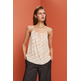 BLUSA ESTAMPADA DE TIRANTES MUJER ESPRIT