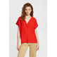 BLUSA CON CUELLO EN PICO MUJER ESPRIT