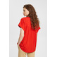 BLUSA CON CUELLO EN PICO MUJER ESPRIT