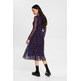 VESTIDO MIDI DE MALLA ESTAMPADO MUJER ESPRIT