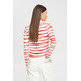 JERSEY DE RAYAS CON CUELLO ALTO MUJER ESPRIT
