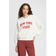 SUDADERA DE BORREGUILLO ESTILO UNIVERSITARIO MUJER ESPRIT