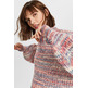 JERSEY MULTICOLOR CON CUELLO ALTO MUJER ESPRIT