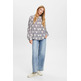 BLUSA DE CREPÉ ESTAMPADA MUJER ESPRIT