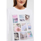 CAMISETA DE MANGA LARGA ESTAMPADA MUJER ESPRIT