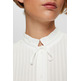 BLUSA CON CUELLO FRUNCIDO MUJER ESPRIT