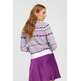 JERSEY DE PUNTO CON DISEÑO JACQUARD MUJER ESPRIT
