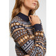 JERSEY DE PUNTO CON DISEÑO JACQUARD MUJER ESPRIT