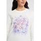 CAMISETA ESTAMPADA DE MANGA LARGA MUJER ESPRIT