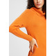 VESTIDO DE CUELLO ALTO EN MEZCLA DE LANA MUJER ESPRIT