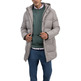 CAZADORA HOMBRE  EL GANSO ABRIGO PLUMAS LARGO BEIGE