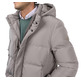 CAZADORA HOMBRE  EL GANSO ABRIGO PLUMAS LARGO BEIGE