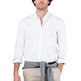 CAMISA HOMBRE GANSO CAMISA PIN POINT OXFORD BLANCA