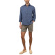 CAMISA HOMBRE  EL GANSO CAMISA POLERA LINO MARINO