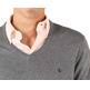 JERSEY CUELLO PICO CON CODERAS HOMBRE EL GANSO
