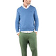 JERSEY HOMBRE EL GANSO CUELLO PICO CON CODERAS AZUL