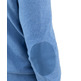 JERSEY HOMBRE EL GANSO CUELLO PICO CON CODERAS AZUL
