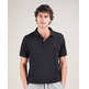 POLO HOMBRE EL GANSO POLO PIQUÉ GARMENT DYED NEGRO