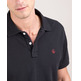 POLO HOMBRE EL GANSO POLO PIQUÉ GARMENT DYED NEGRO