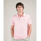 POLO HOMBRE EL GANSO POLO PIQUÉ GARMENT DYED ROSA