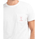 CAMISETA HOMBRE EL GANSO CAMISETA GARMENT DYED BLANCO L